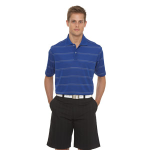Callaway Short Sleeve Mesh Fine Stripe Shirt
